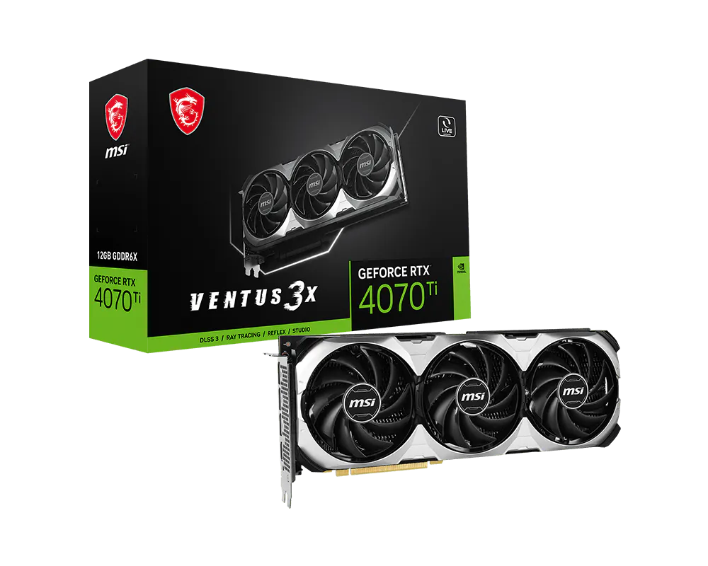 MSI GeForce RTX 4070 Ti VENTUS 3X E 12G